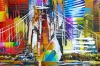 XL City of New York Skyline Abstraction 5144