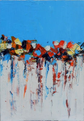 Symphony in blue.