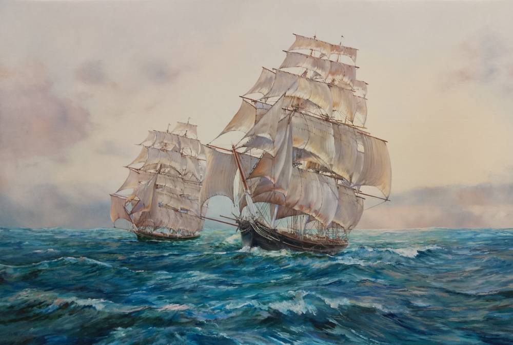 THE CUTTY SARK & THERMOPYLAE RACING HOME, 1872