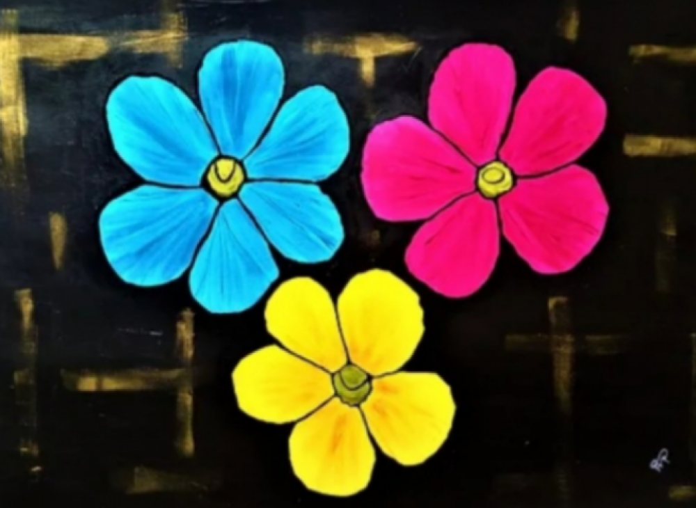 Of Course I can Paint Flowers