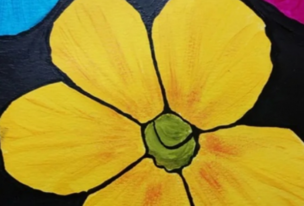Of Course I can Paint Flowers