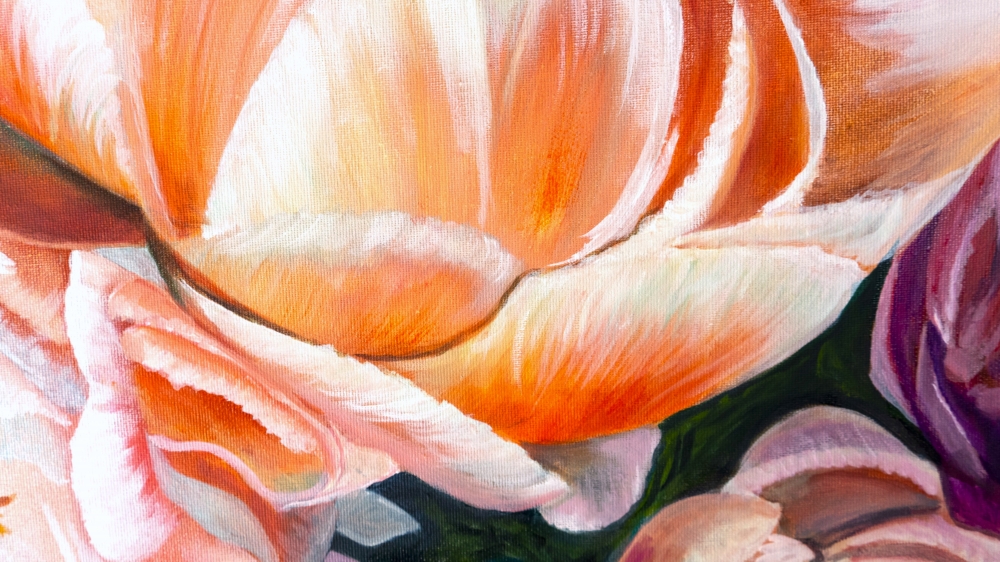 Radiance in Bloom - Macro Coral Peonies