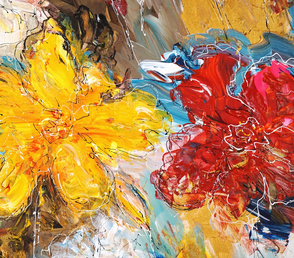 Happy Flowers Gold L 1