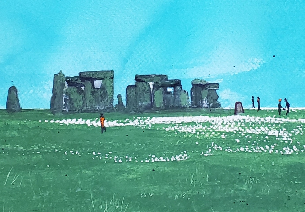 Little Eyes on Stonehenge