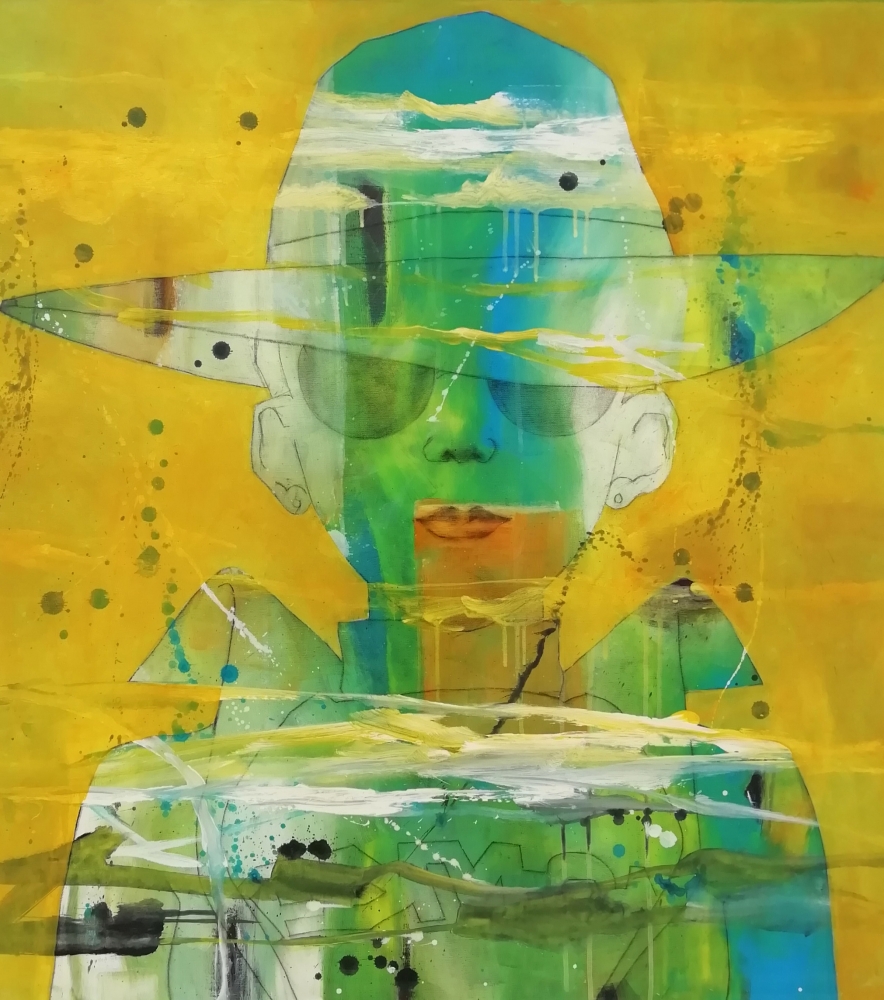 Girl with sun hat