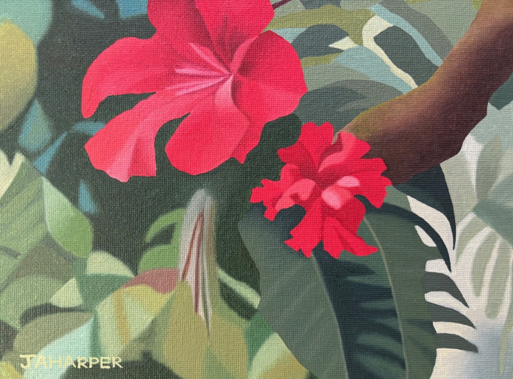 Tropical Bird With Red