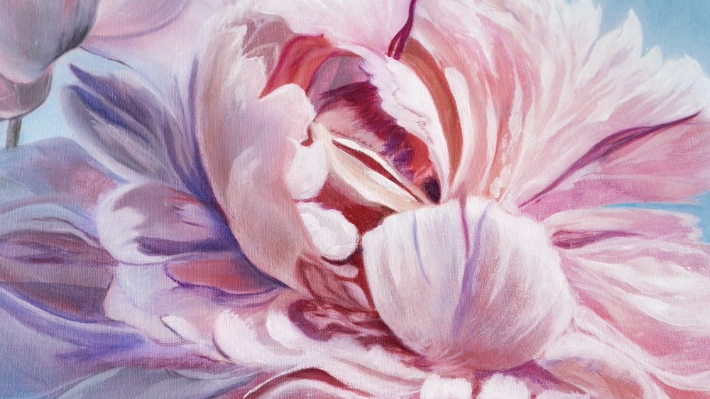 Whisper of pink peonies