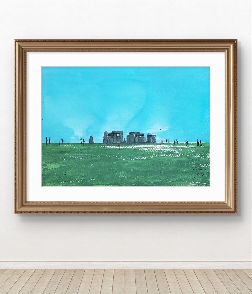 Little Eyes on Stonehenge