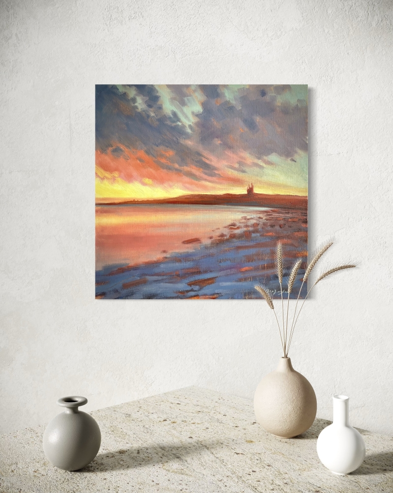 Dunstanburgh Afterglow