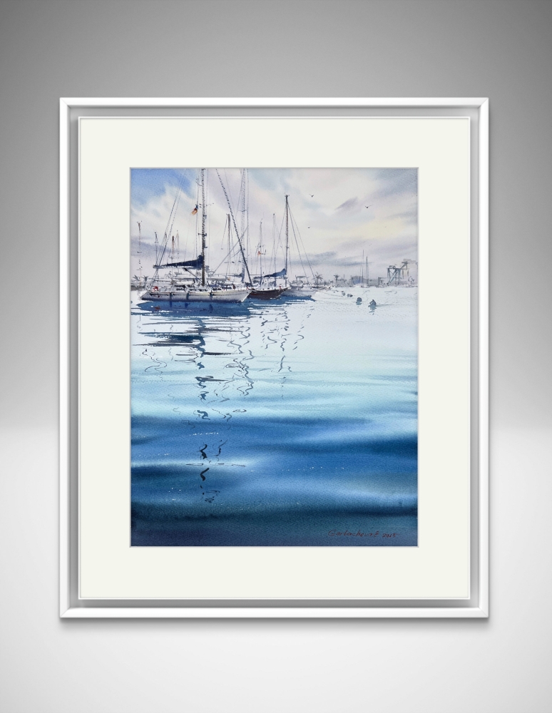 Yachts in the Morning Haze