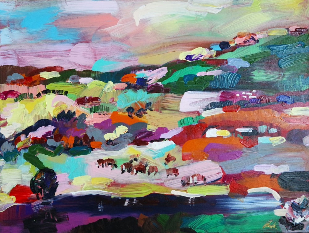 Abstract Colourful Yummy Landscape 5187