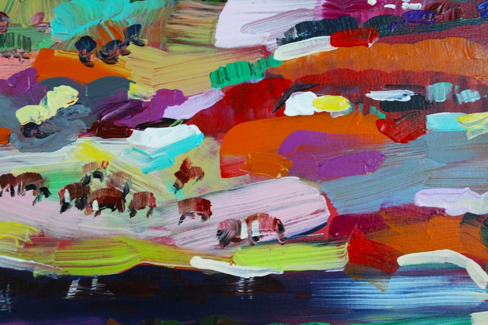 Abstract Colourful Yummy Landscape 5187
