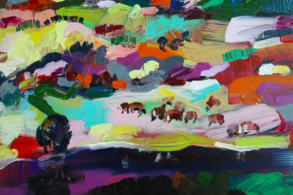 Abstract Colourful Yummy Landscape 5187