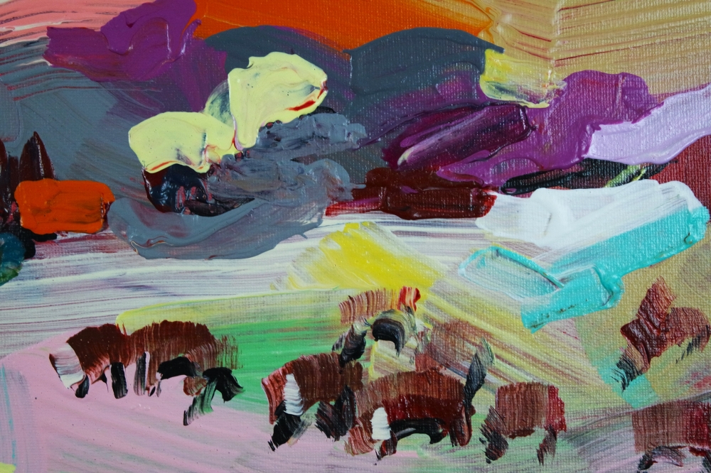 Abstract Colourful Yummy Landscape 5187