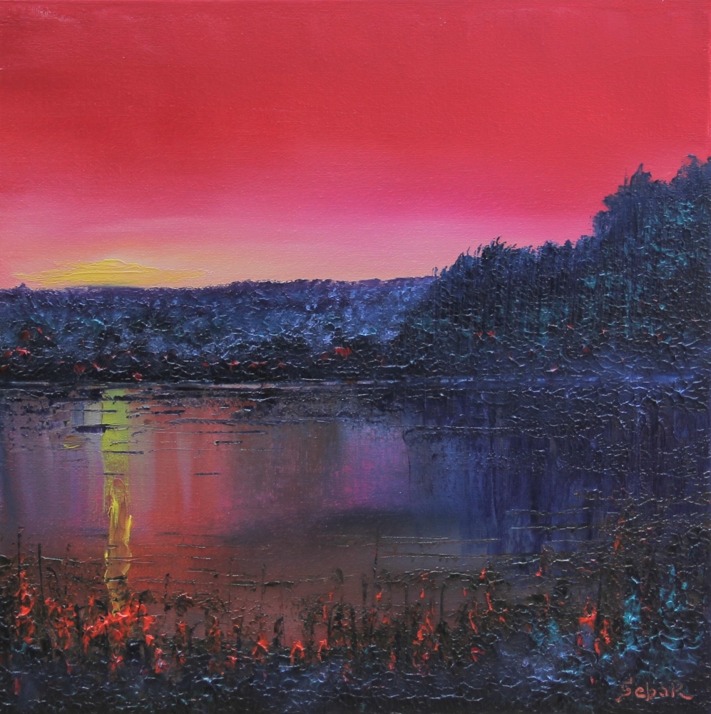 Deep Red Sunset 