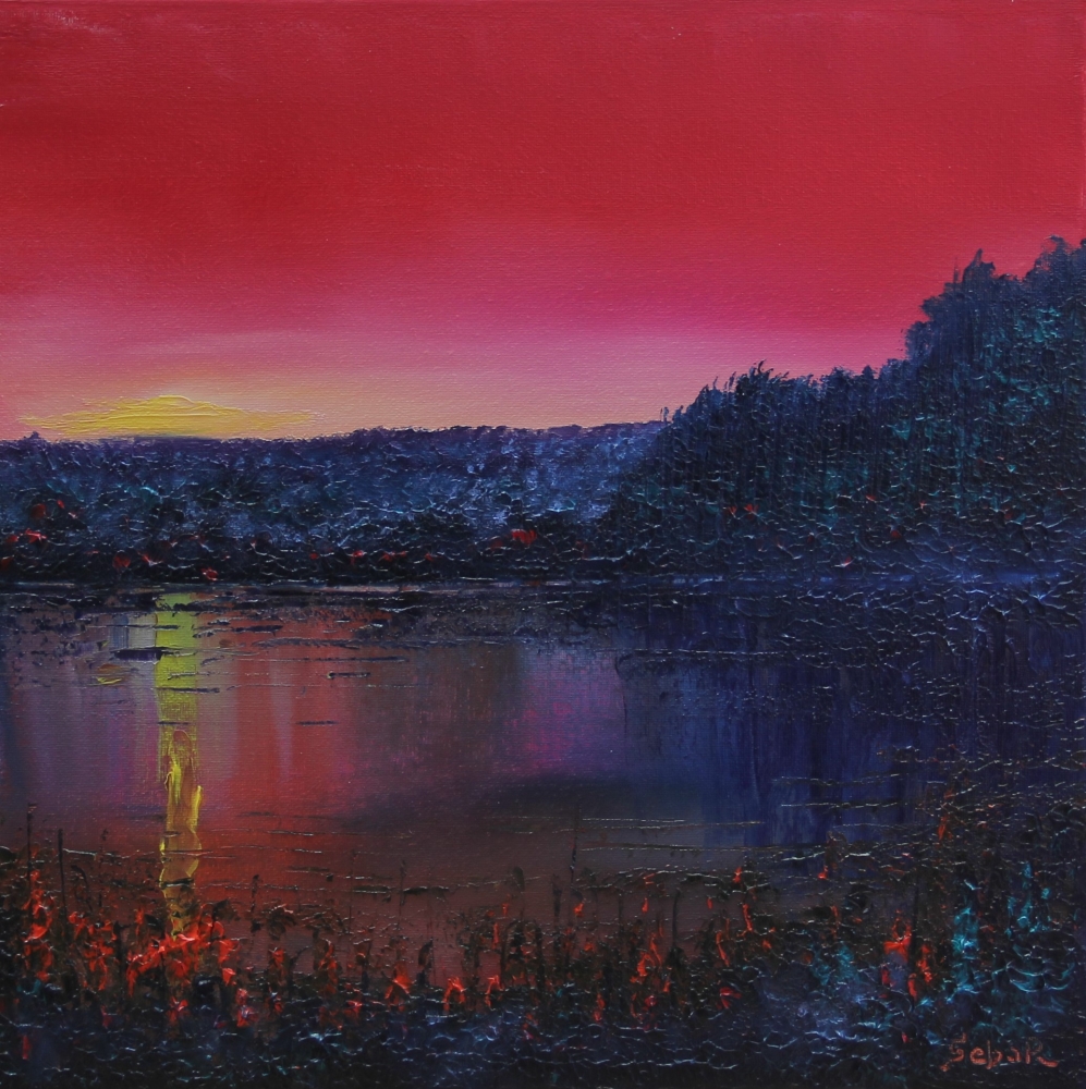 Deep Red Sunset 