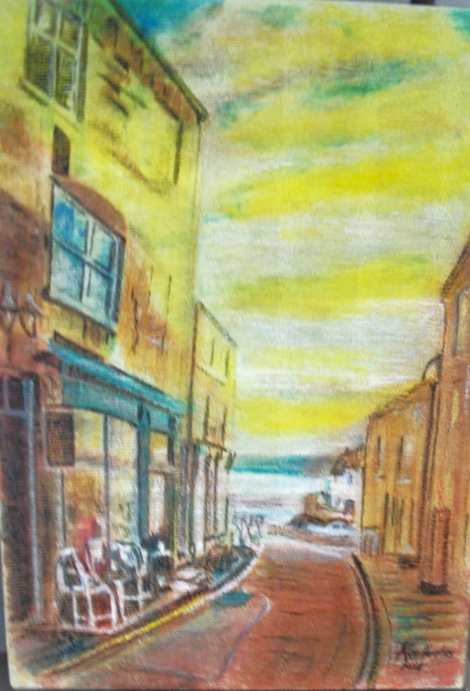 Robin Hoods Bay main street.