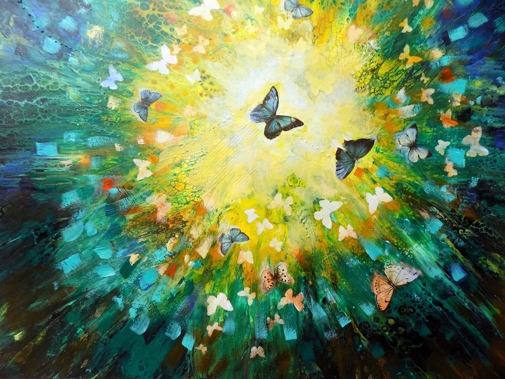 Between the sunbeam