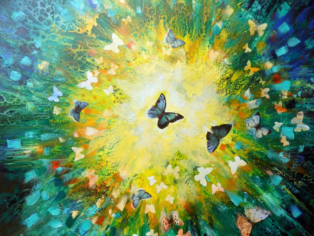 Between the sunbeam