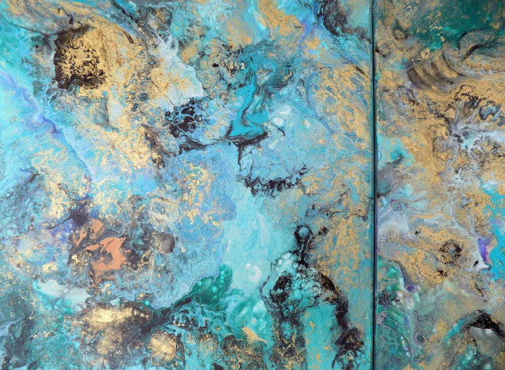 Triptych Wind of the sea