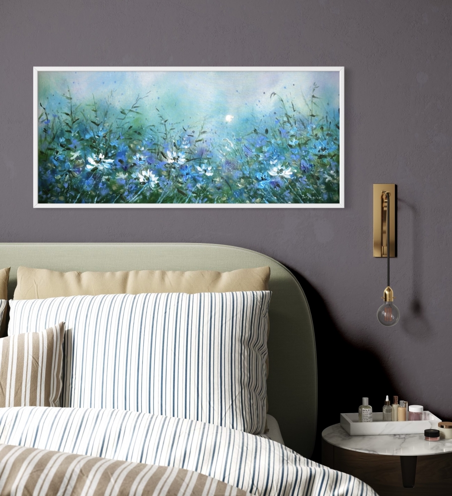 Framed Painting - Moon Serenity