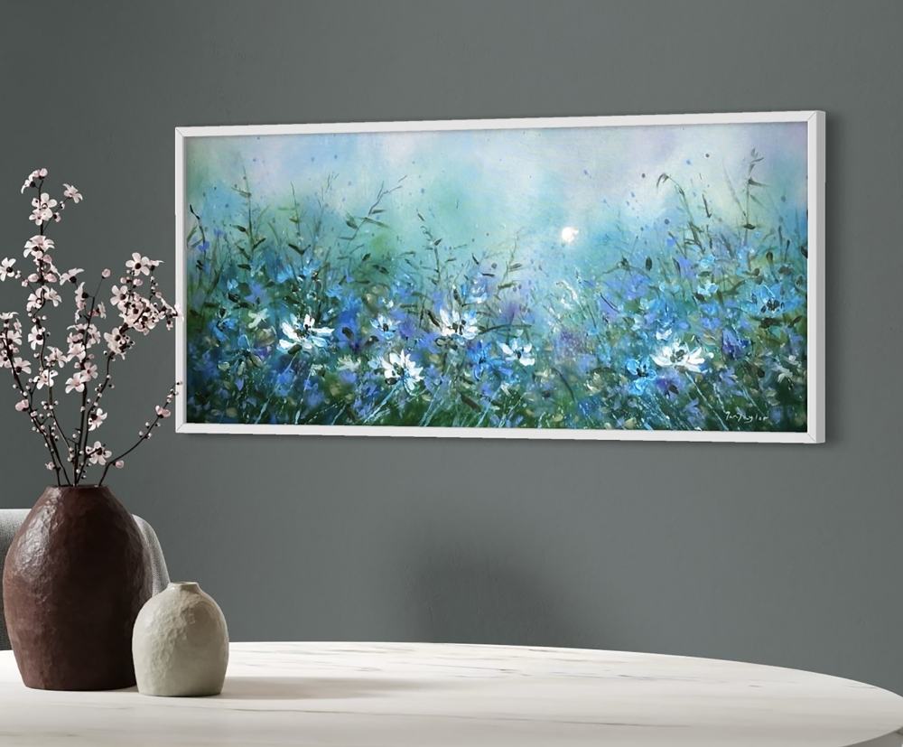 Framed Painting - Moon Serenity
