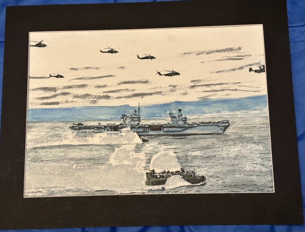 HMS Princess Royal on a NATO exercise 