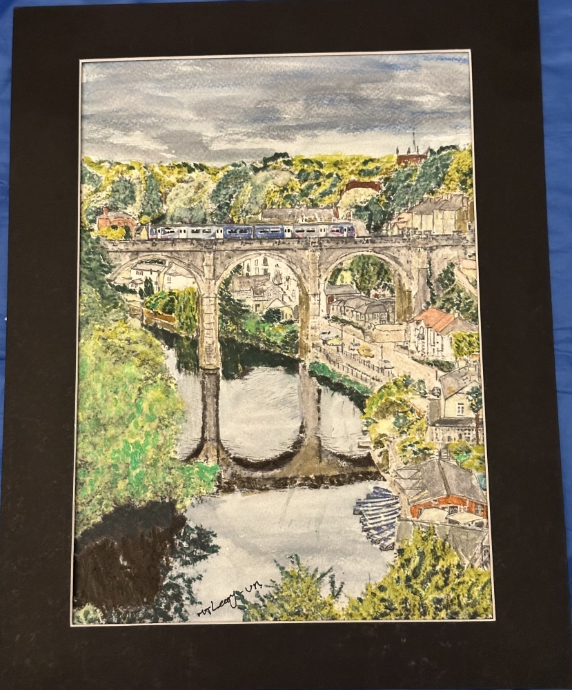 Knaresborough viaduct , River Nidd North Yorkshire 