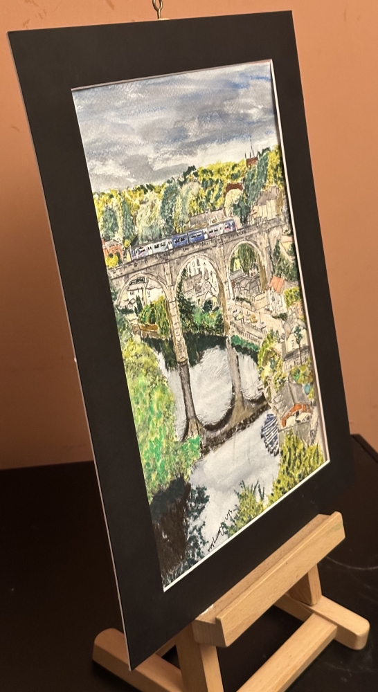 Knaresborough viaduct , River Nidd North Yorkshire 