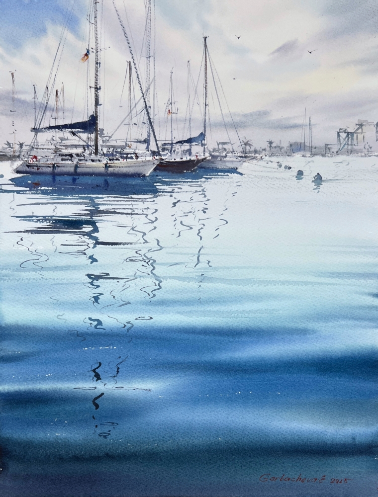 Yachts in the Morning Haze