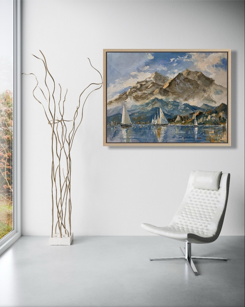 Geneva Sail Dreams, Alps.