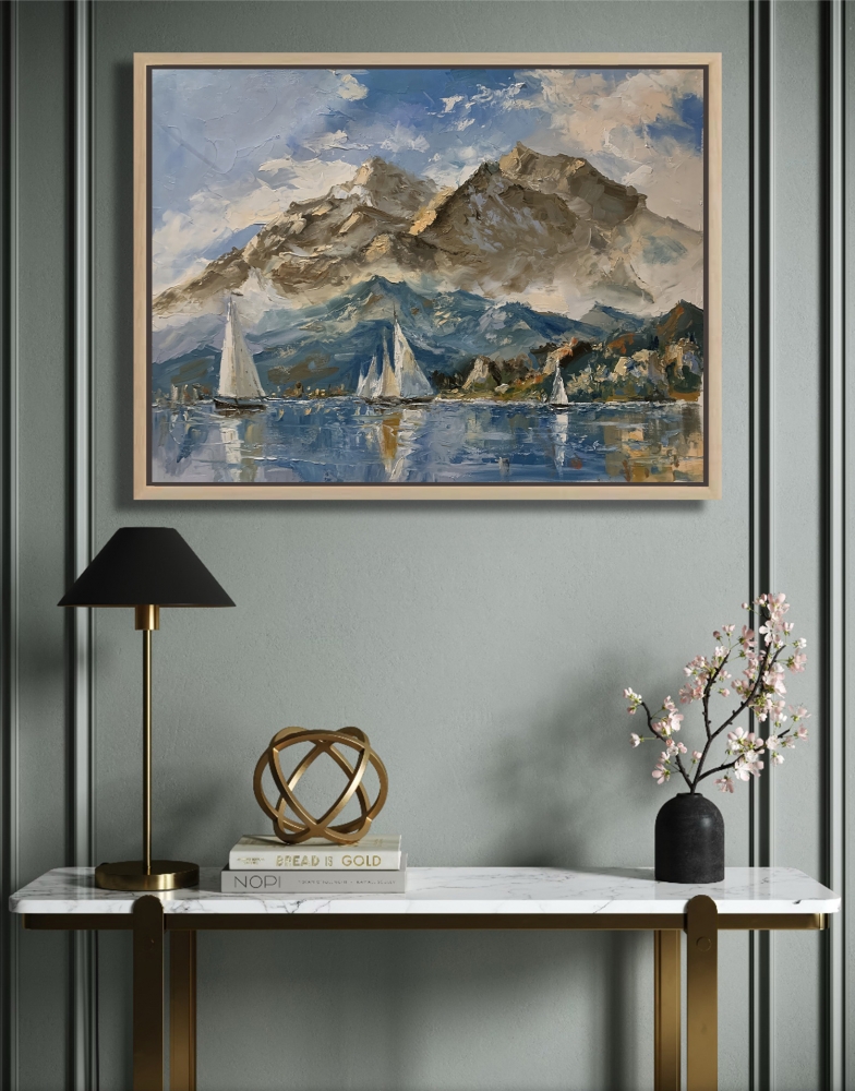 Geneva Sail Dreams, Alps.