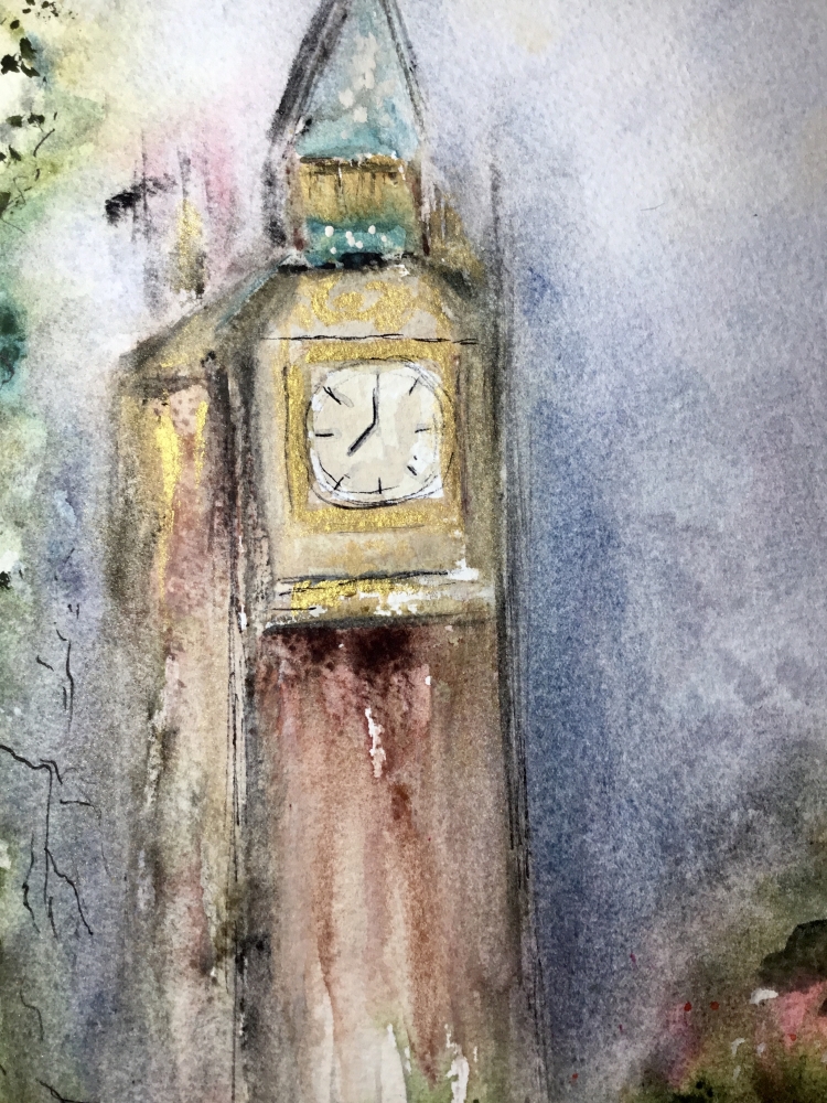 Big Ben London painting 