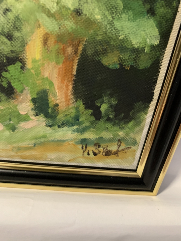 Landscape with a tree.