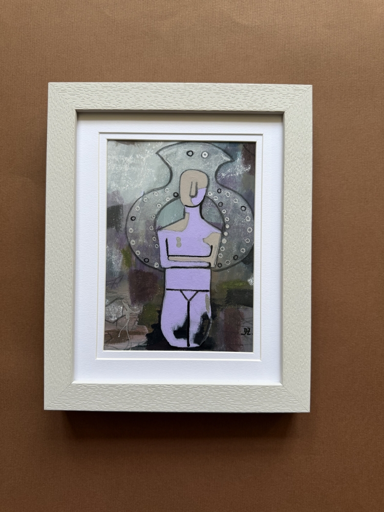 Echoes of Ancients - Purple Cycladic Idol - NIS 006