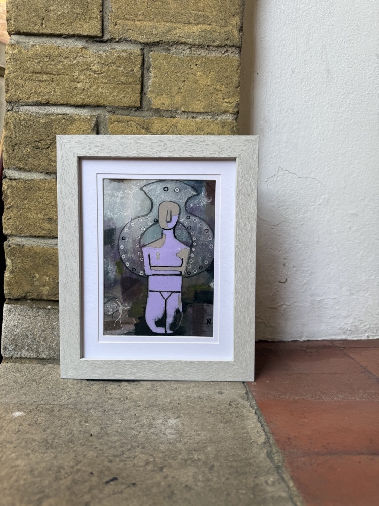 Echoes of Ancients - Purple Cycladic Idol - NIS 006