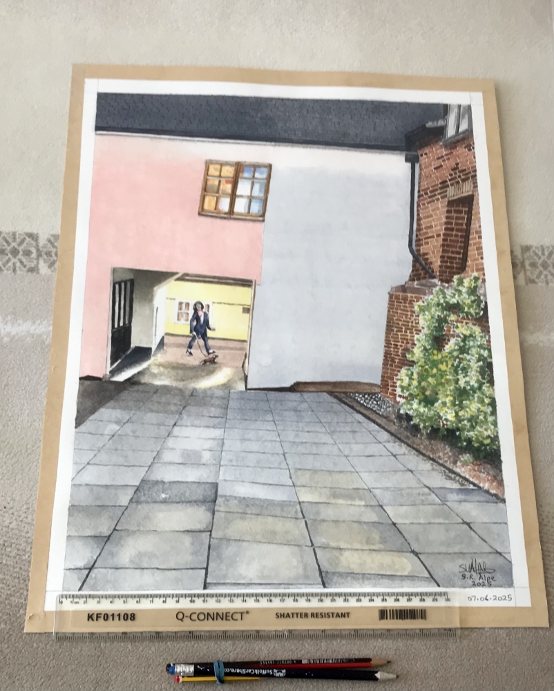 COURTYARD OF A LIBRARY IN BURY ST EDMUNDS 2025