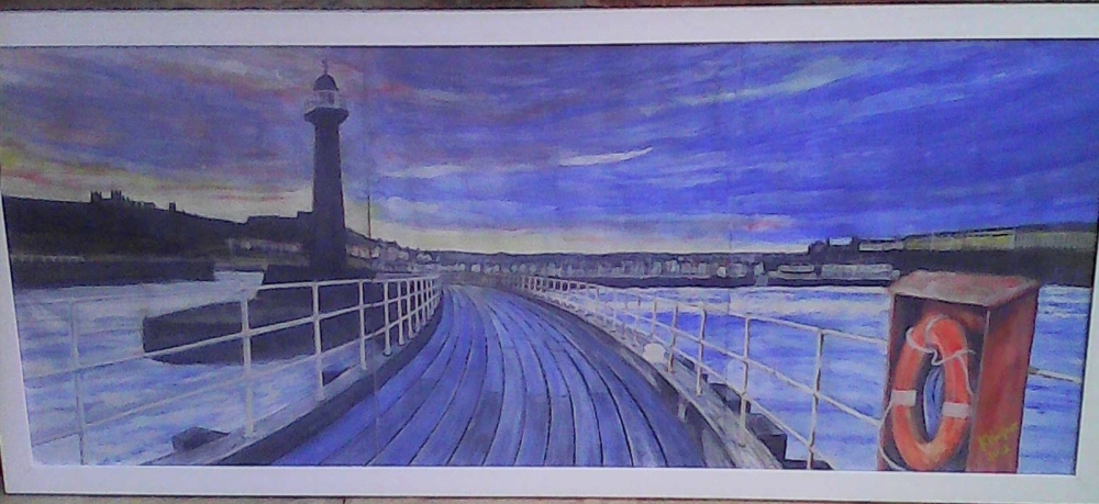 Whitby 180 degree at sunset.