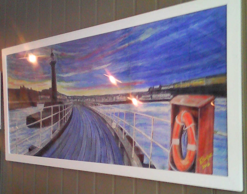 Whitby 180 degree at sunset.