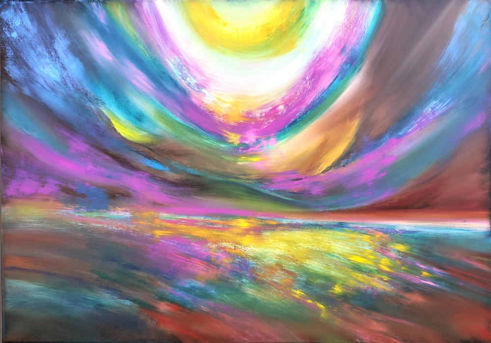 XL Drifting Sands 100 x 70 cm Oil Painting