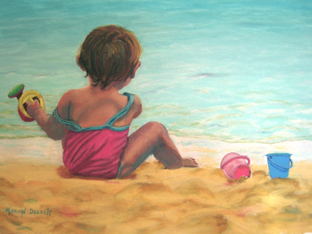 Playing on the Beach