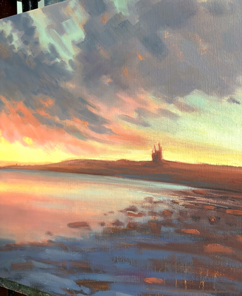 Dunstanburgh Afterglow