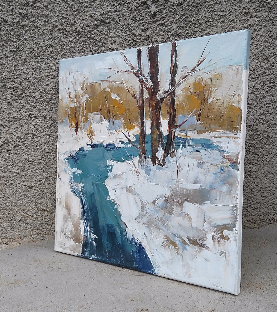 Snow stopping by for a while