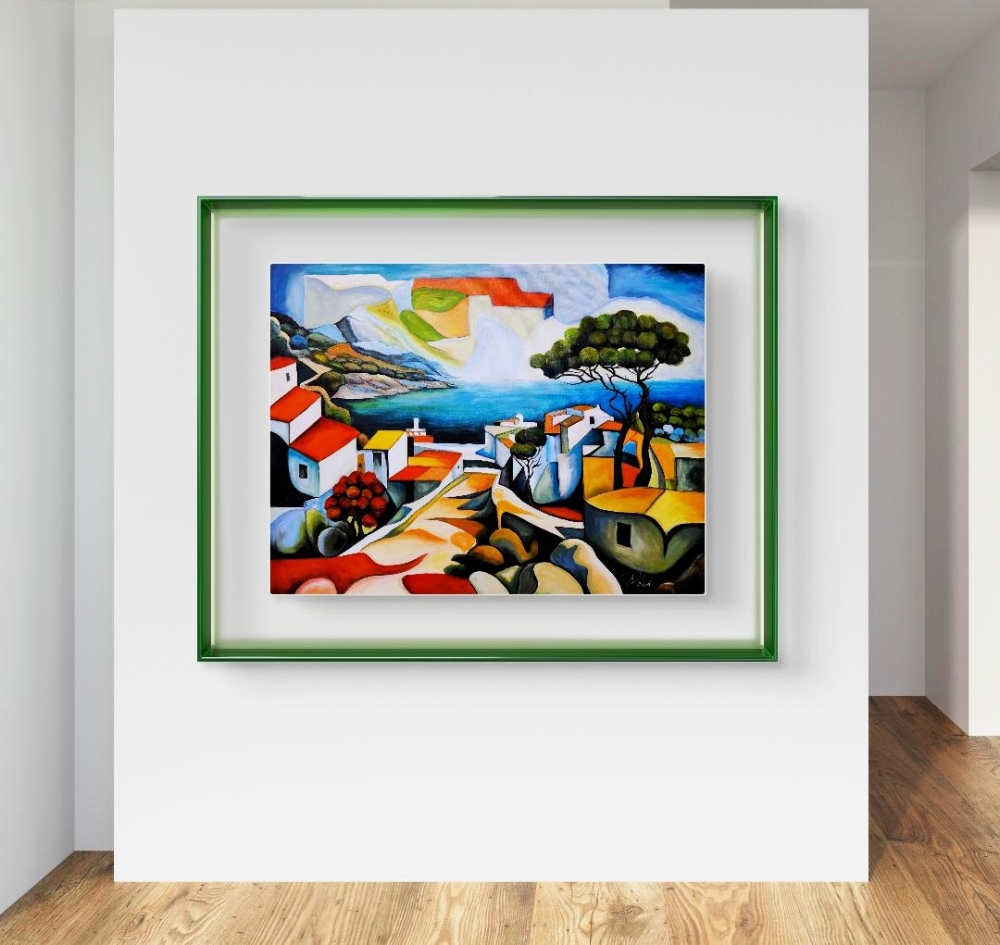 Abstract sea view