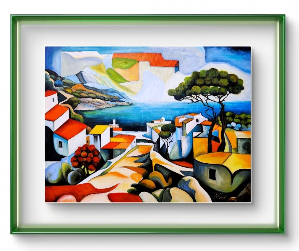 Abstract sea view
