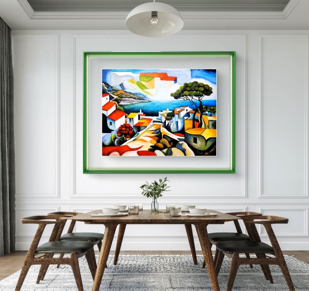 Abstract sea view