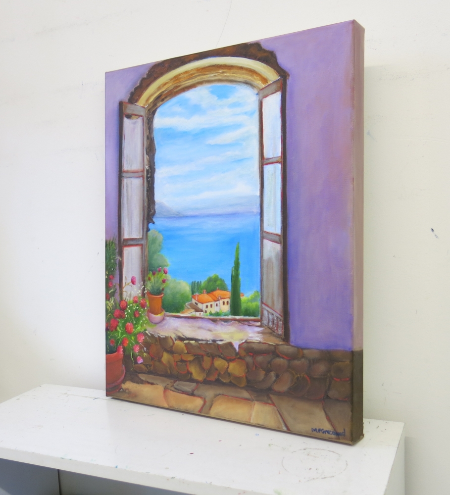 Scenic View through a Window