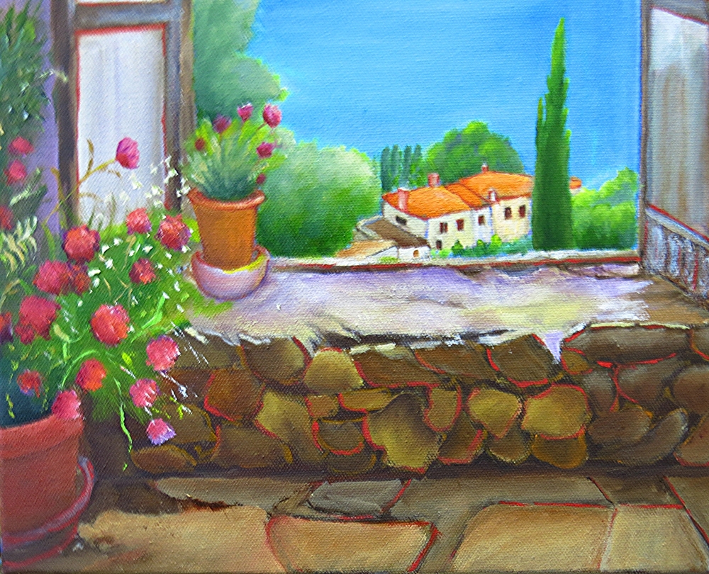 Scenic View through a Window