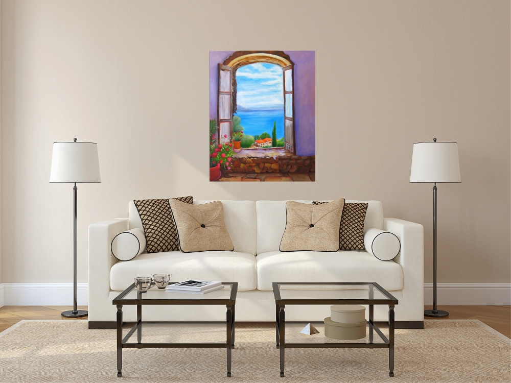 Scenic View through a Window