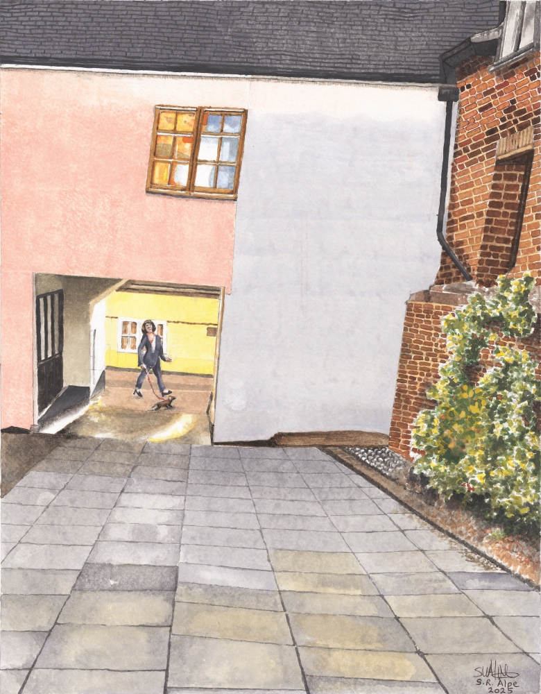 COURTYARD OF A LIBRARY IN BURY ST EDMUNDS 2025